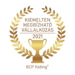 Kiemelten megbízható vállalkozás - 2021 Kiemelten megbízható vállalkozás - 2021 - logó